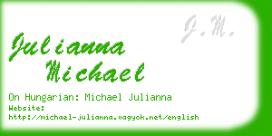 julianna michael business card